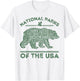 National Parks Bear Hiking Travel Camping Outdoors Retro USA Small T-Shirt - T-Shirt | White