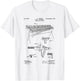 Marimba Blueprint Vintage Patent Instrument Marimba Player T-Shirt - T-Shirt | White