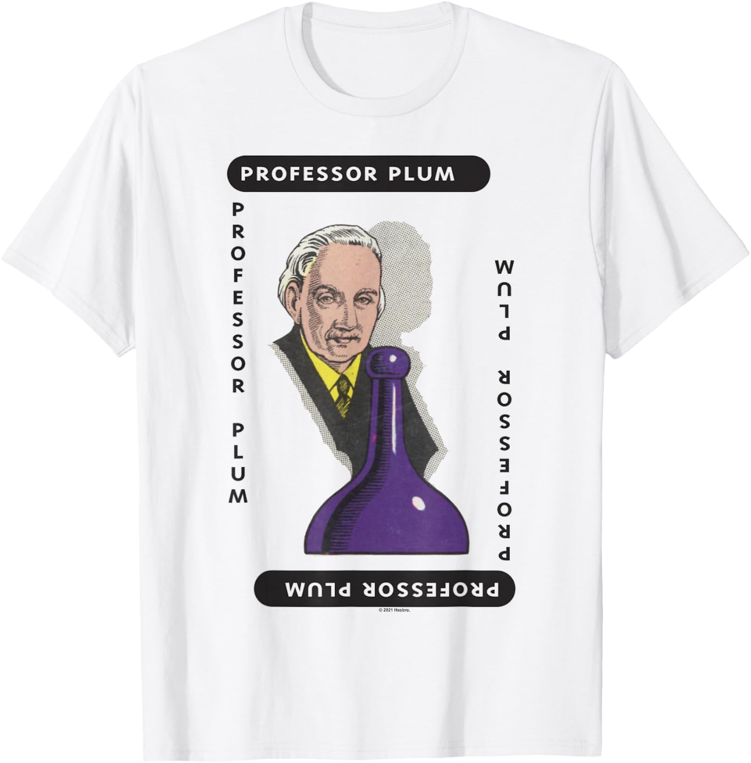 Clue Professor Plum Playing Card Halloween Costume T-Shirt - T-Shirt | White