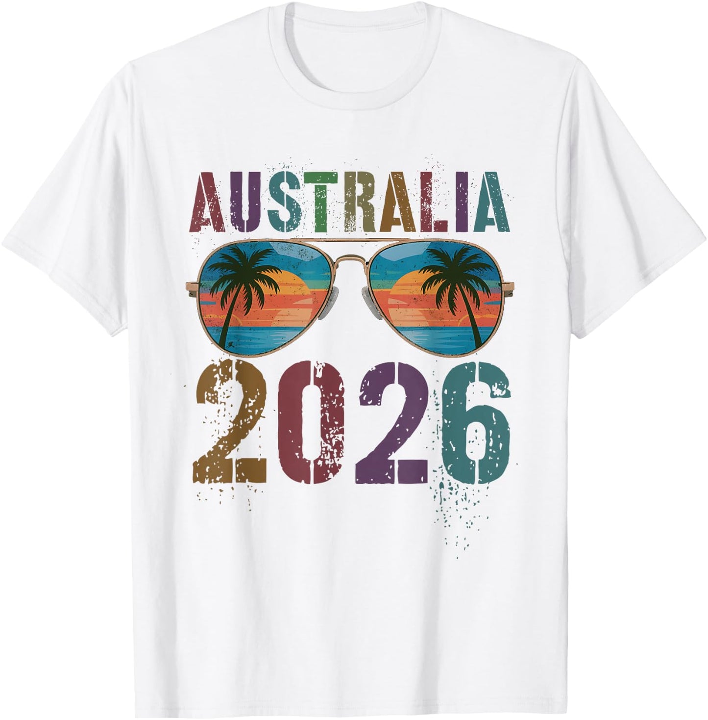 Cute Australia 2026 Trip Holiday Vacay Matching Family Girls T-Shirt - T-Shirt | White