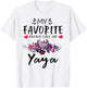 My Favorite People Call Me Yaya Floral Mothers Day T-Shirt - T-Shirt | White
