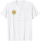 Uruguay National Flag Coat of ARMS T-Shirt - T-Shirt | White