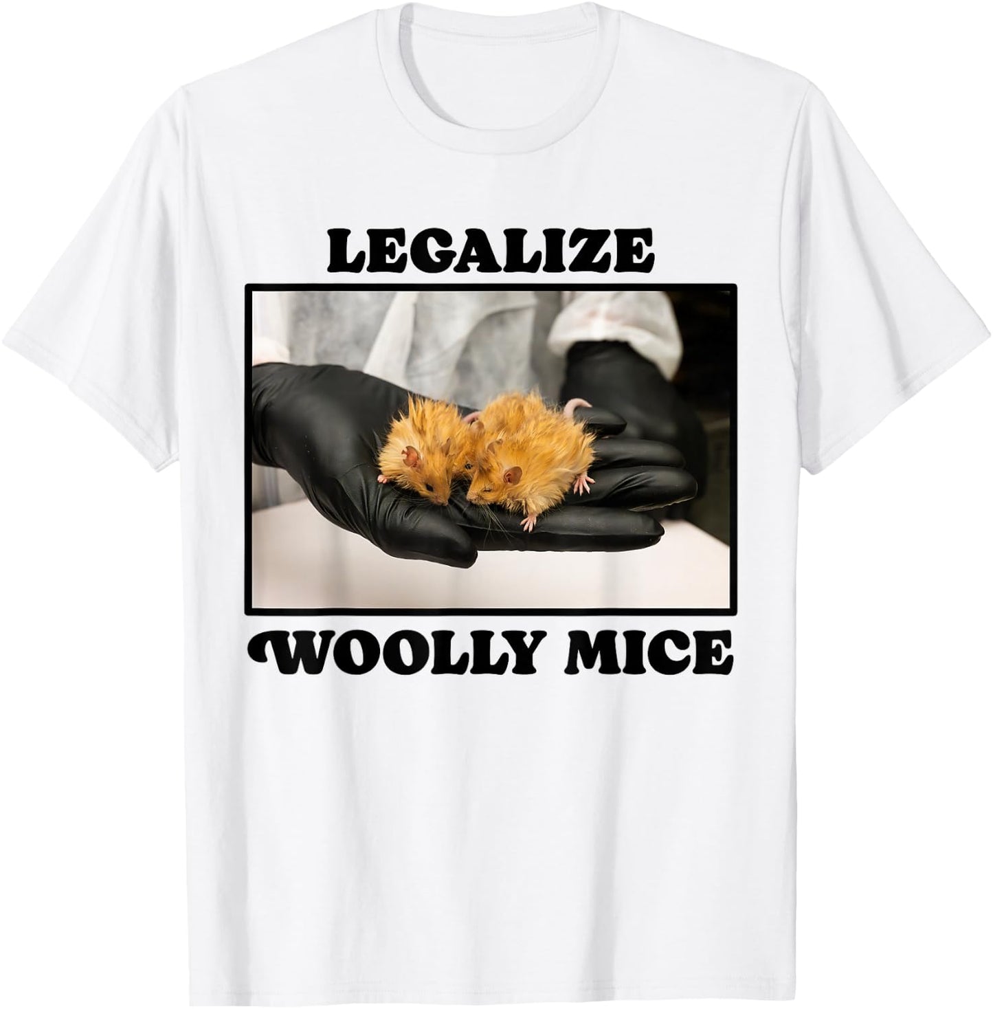 Legalize Woolly Mice Mammoth CRISPR Extinct Species Cute Pet T-Shirt - T-Shirt | White