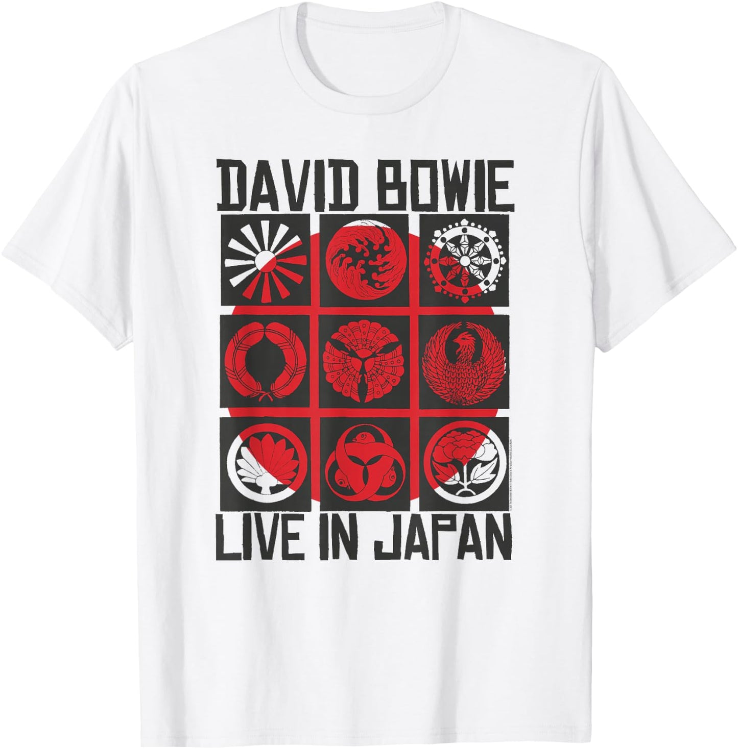 David Bowie - Live In Japan T-Shirt - T-Shirt | White