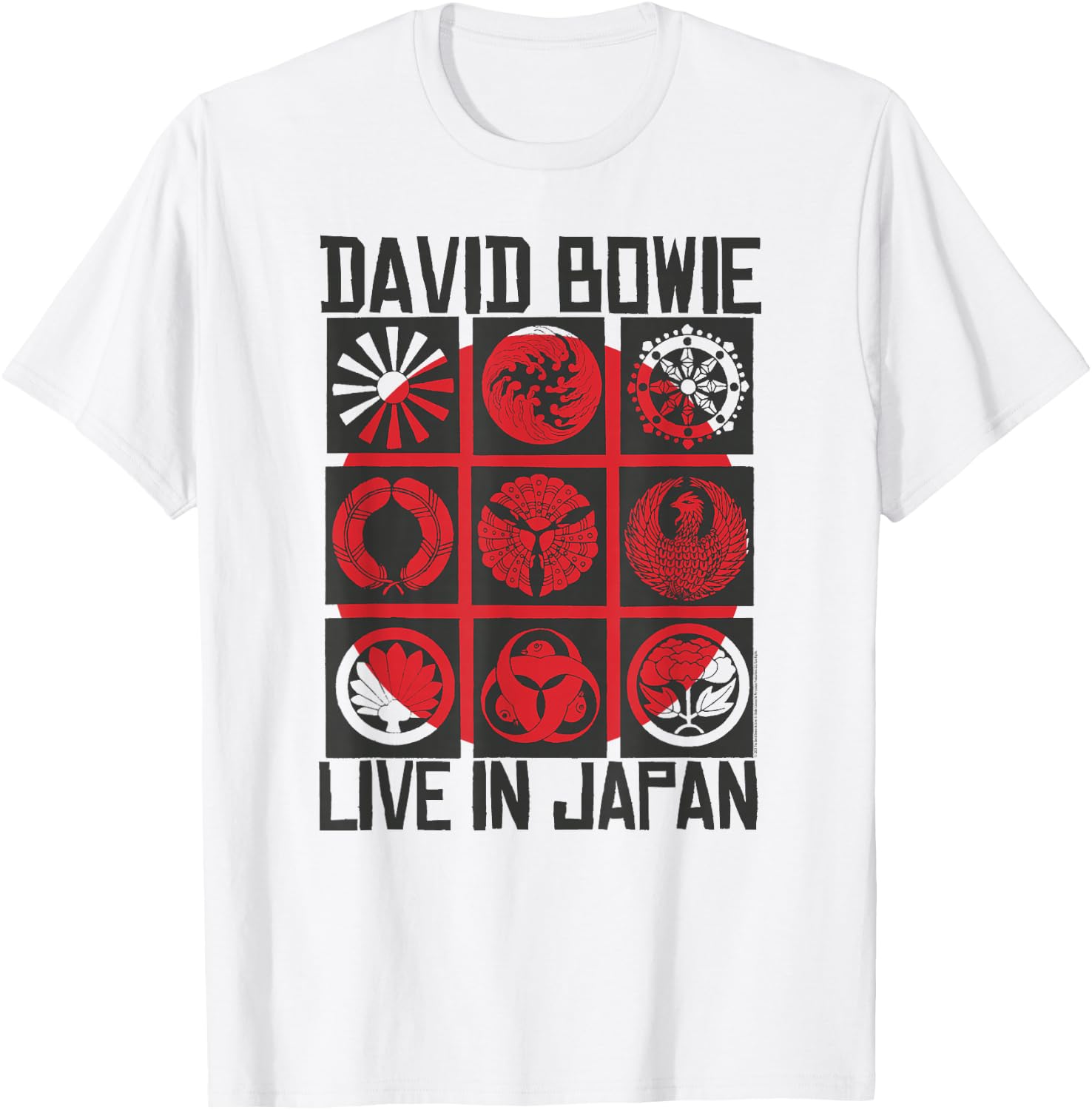 David Bowie - Live In Japan T-Shirt - T-Shirt | White