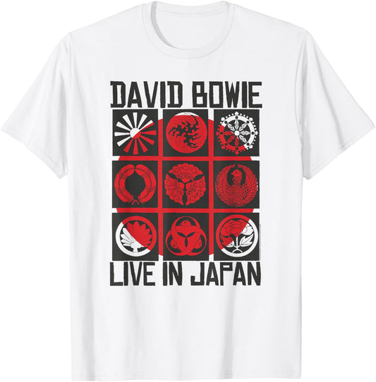 David Bowie - Live In Japan T-Shirt - T-Shirt | White