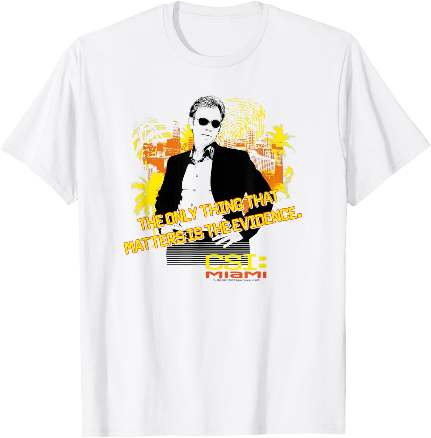 CSI: Miami Hand On Hips T-Shirt - T-Shirt | White