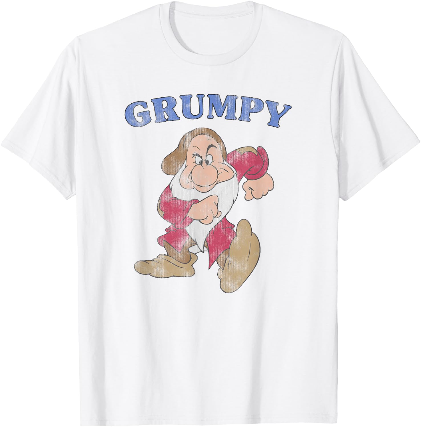 Disney Snow White and The Seven Dwarfs A Grumpy Character T-Shirt - T-Shirt | White