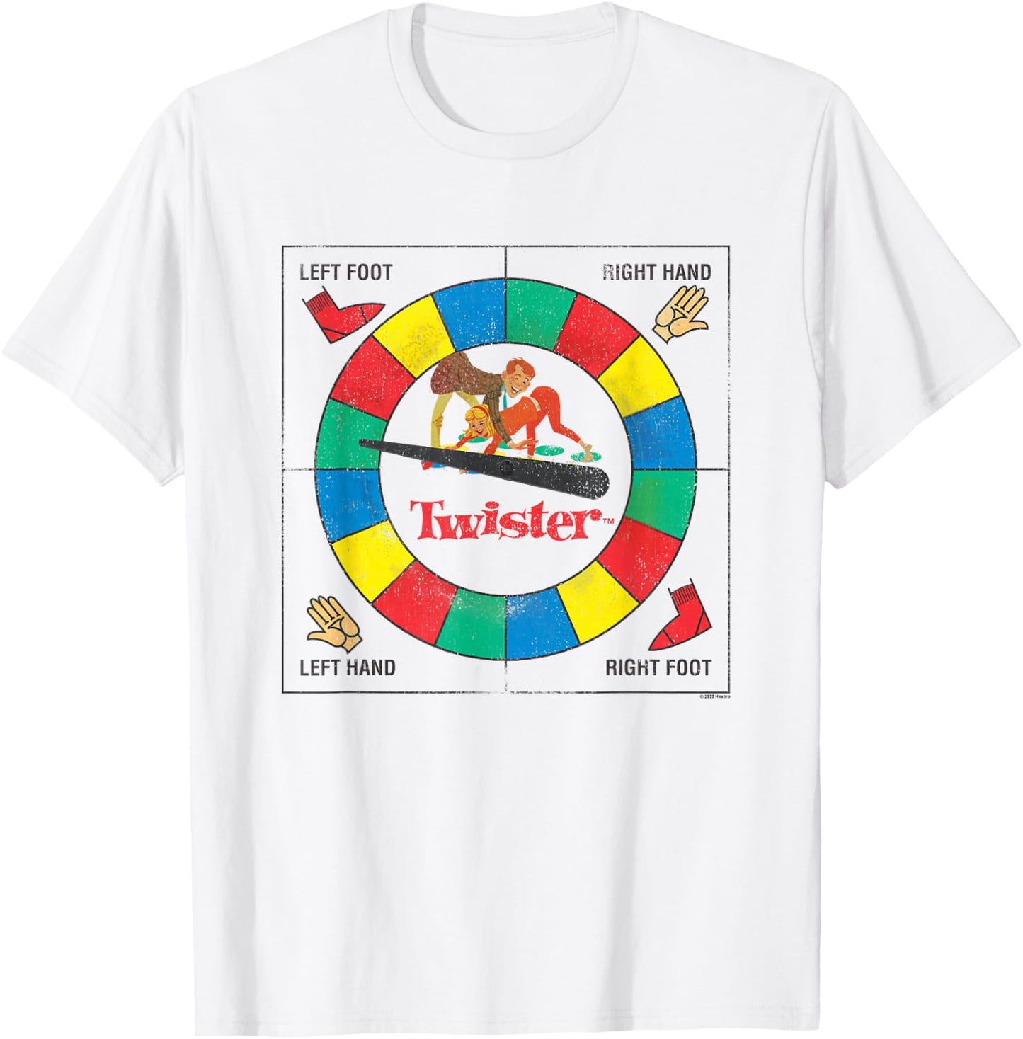 Twister Spinner T-Shirt - T-Shirt | White