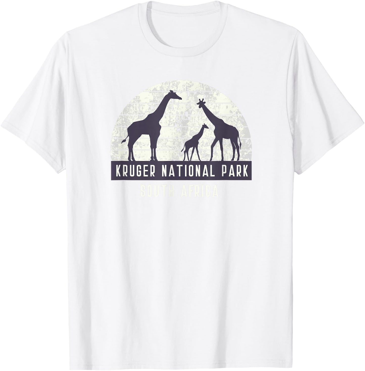 Men's Giraffe South African Safari National Park T Shirt T-Shirt - T-Shirt | White