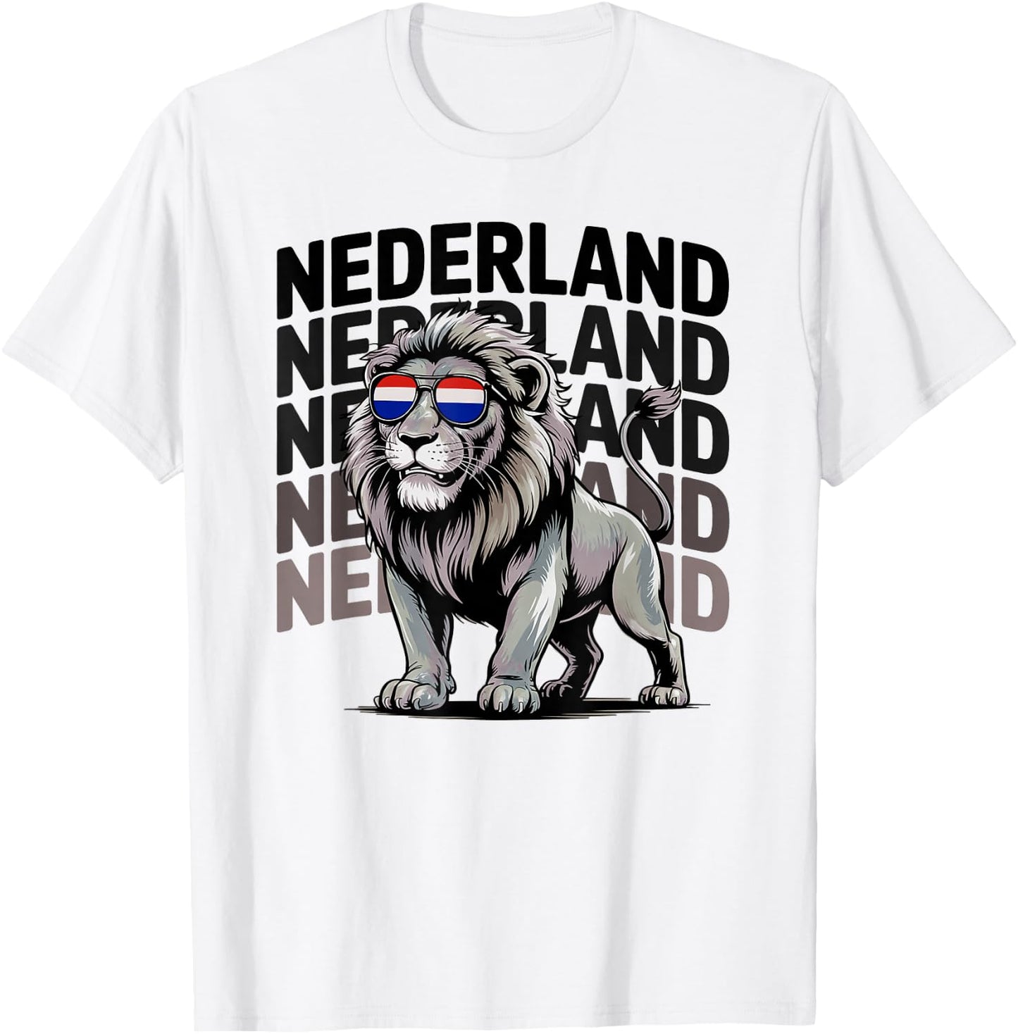 Funny Nederland Boys Netherlands Oranje Holland Lion Vacay T-Shirt - T-Shirt | White
