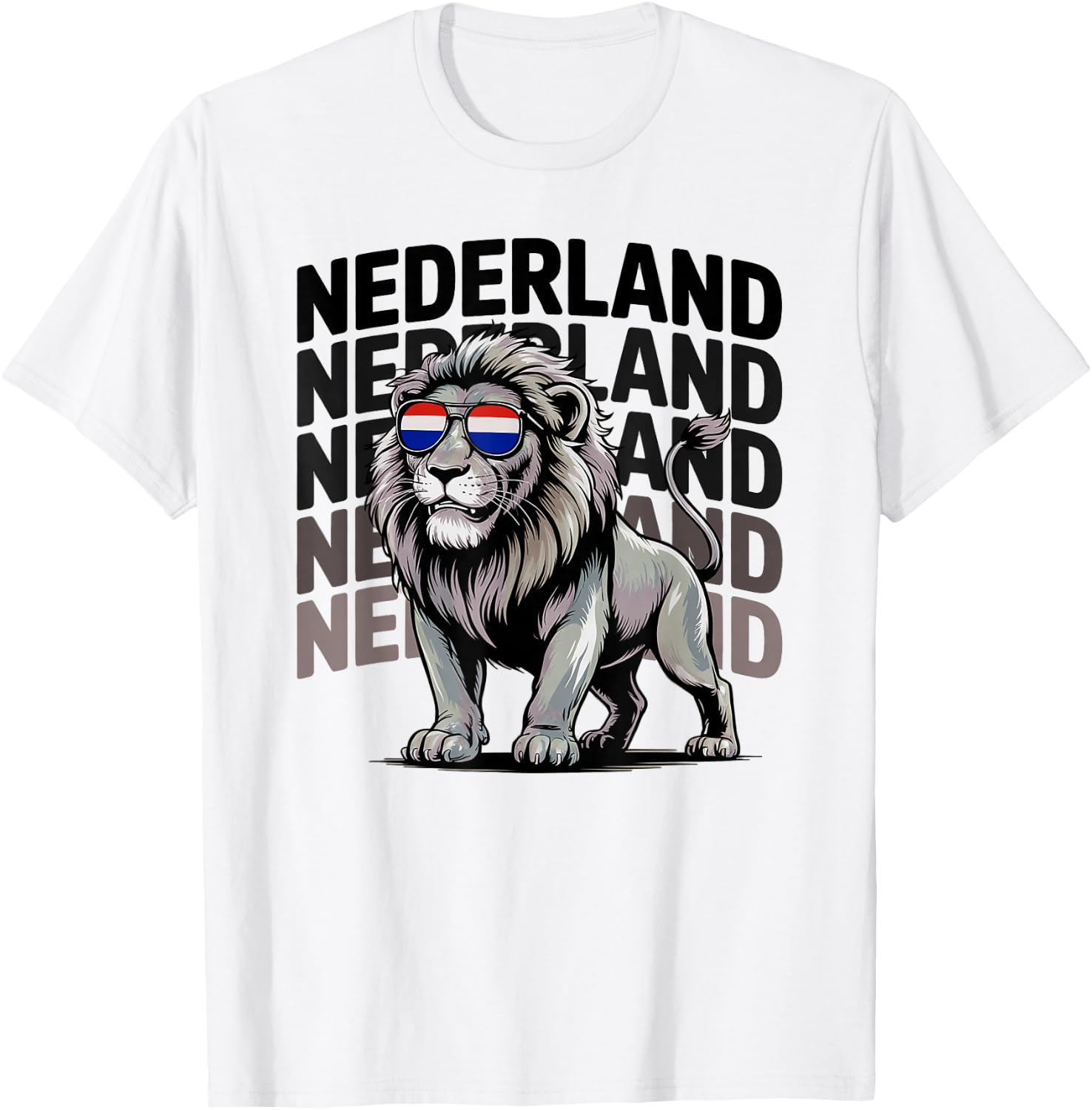 Funny Nederland Boys Netherlands Oranje Holland Lion Vacay T-Shirt - T-Shirt | White