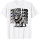 Funny Nederland Boys Netherlands Oranje Holland Lion Vacay T-Shirt - T-Shirt | White