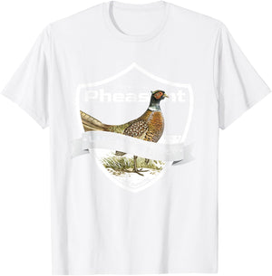 Pheasant Hunter Lucky Charm as Pheasant Hunting Vest T-Shirt - T-Shirt | White