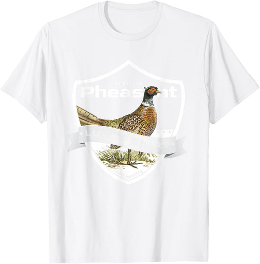 Pheasant Hunter Lucky Charm as Pheasant Hunting Vest T-Shirt - T-Shirt | White