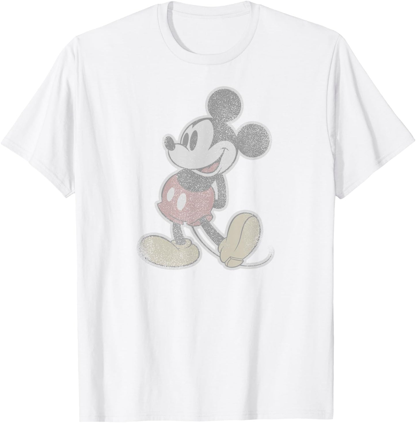 Disney - Mickey Mouse Vintage Stand T-Shirt - T-Shirt | White