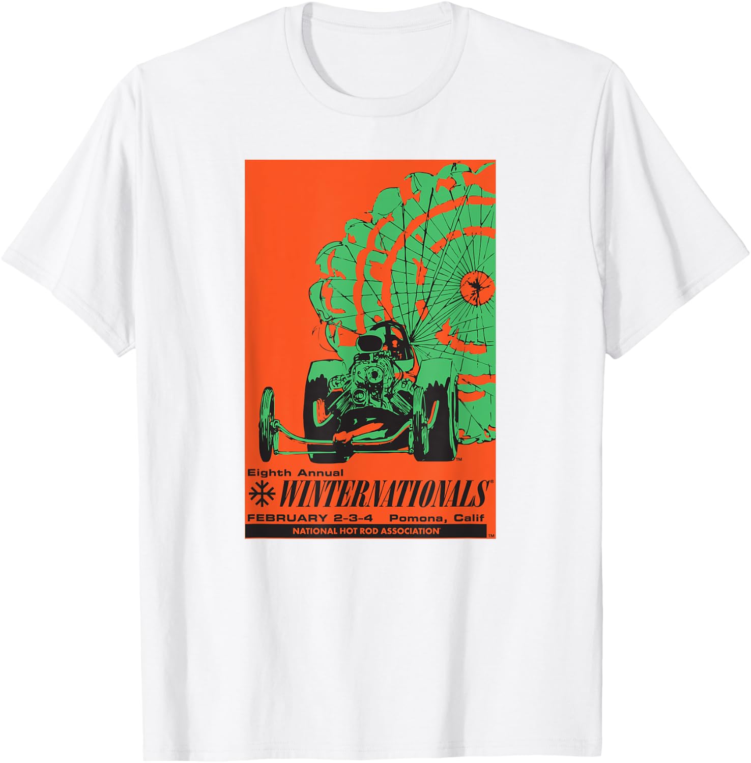 NHRA 1968 Winternationals T-Shirt - T-Shirt | White
