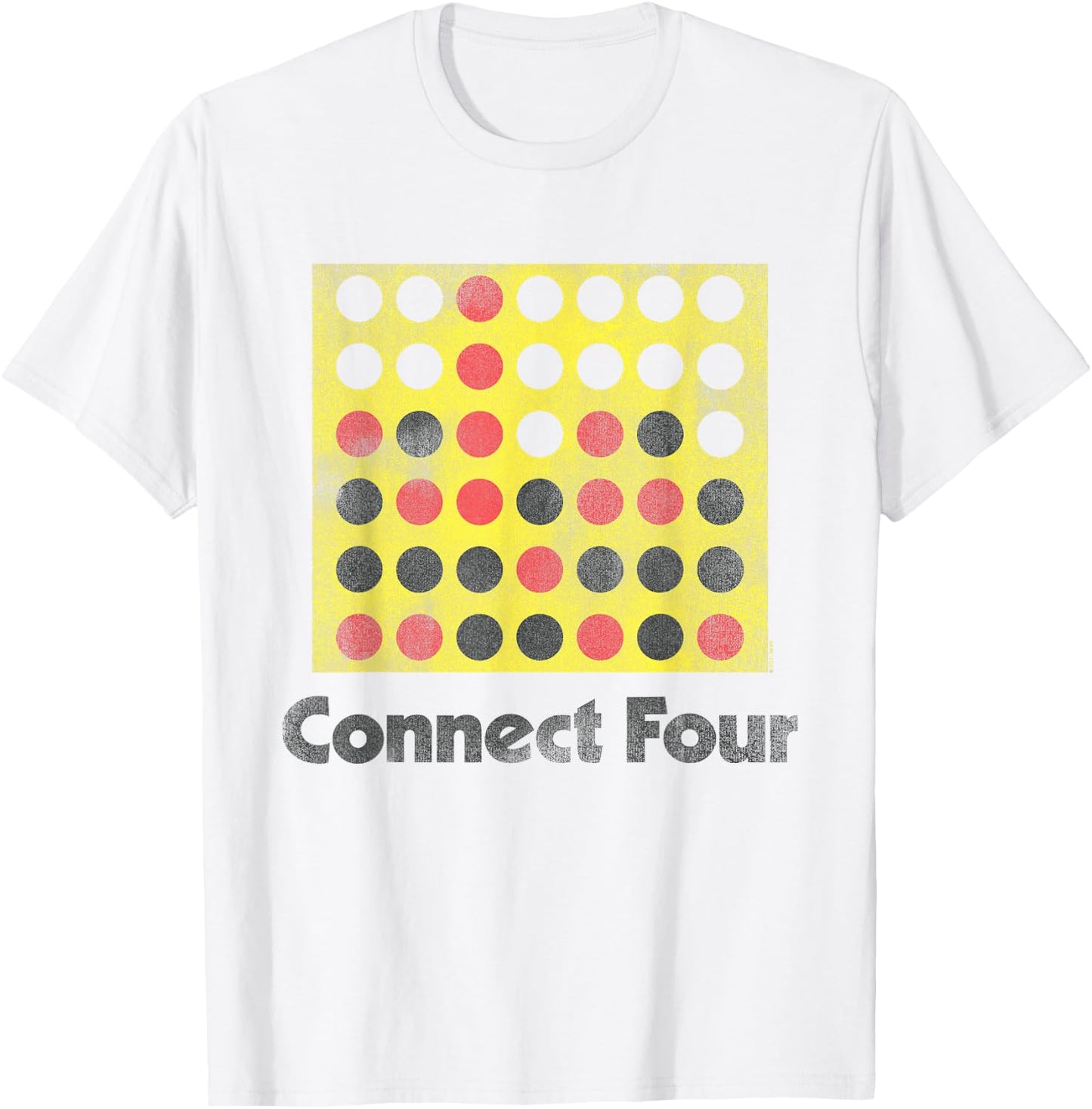 Connect Four Connect Four Red T-Shirt - T-Shirt | White