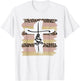 Christian Faith Leopard Cross Ombre Religious Cheetah T-Shirt - T-Shirt | White