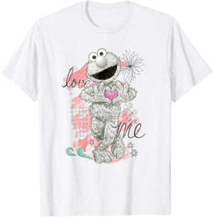 Sesame Street Elmo Love Me T-Shirt - T-Shirt | White