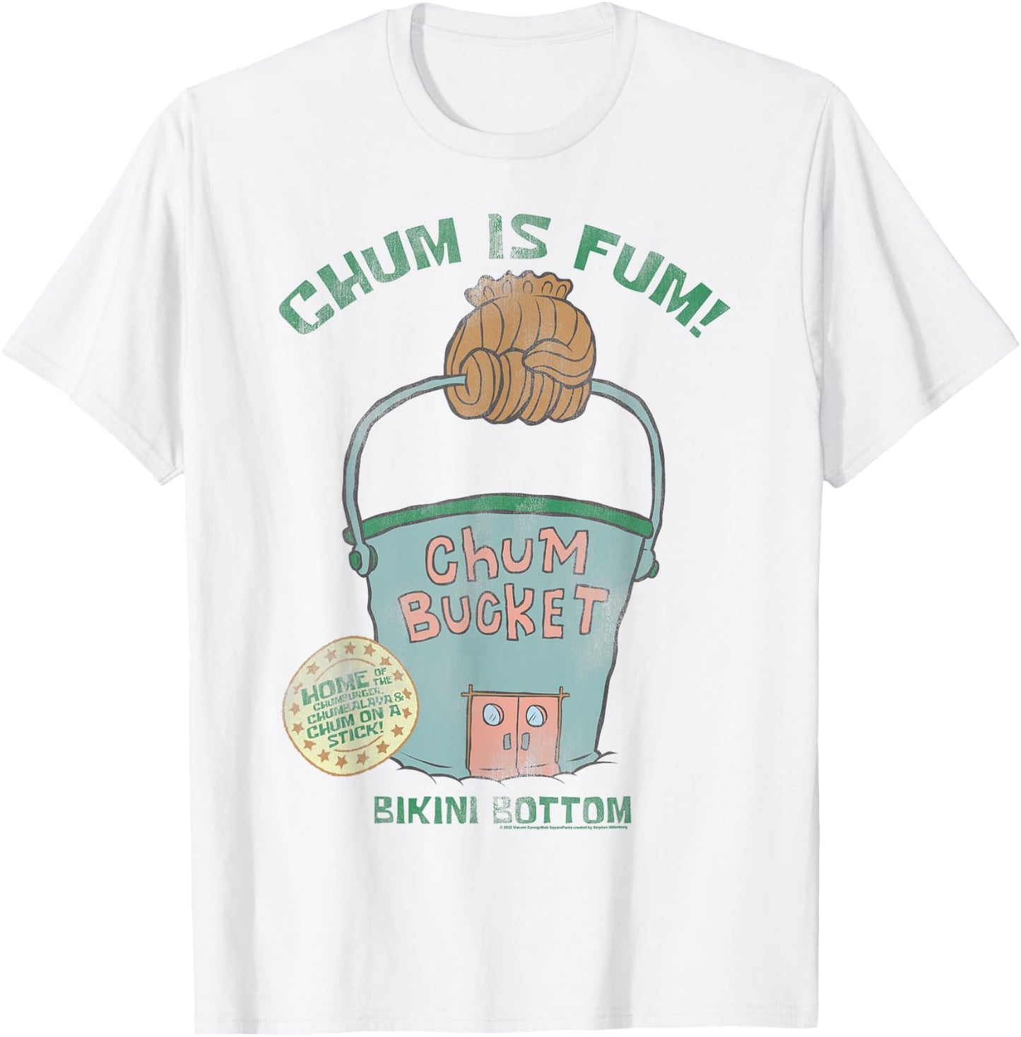 SpongeBob SquarePants The Chum Bucket T-Shirt - T-Shirt | White