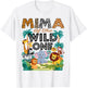 Mima Of The Wild One Safari Zoo Animal Birthday Party T-Shirt - T-Shirt | White
