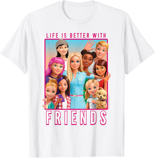 Barbie - Dreamhouse Adventure with Friends T-Shirt - T-Shirt | White