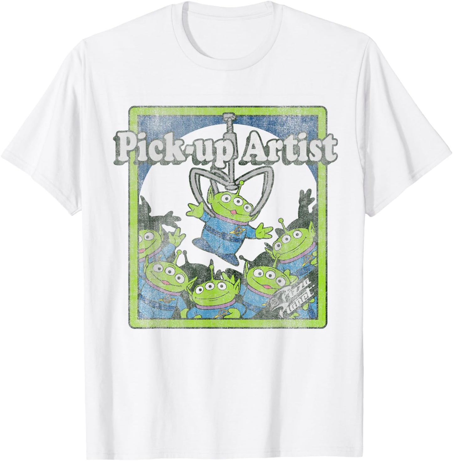 Disney Pixar Toy Story The Claw Aliens Pick-up Artist T-Shirt - T-Shirt | White