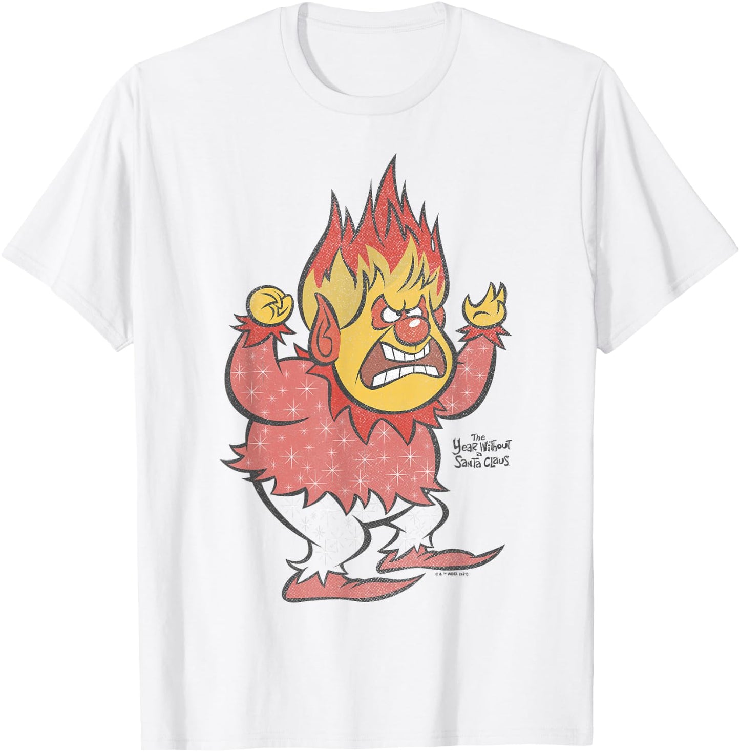 The Year Without A Santa Claus Heat Miser Portrait T-Shirt - T-Shirt | White