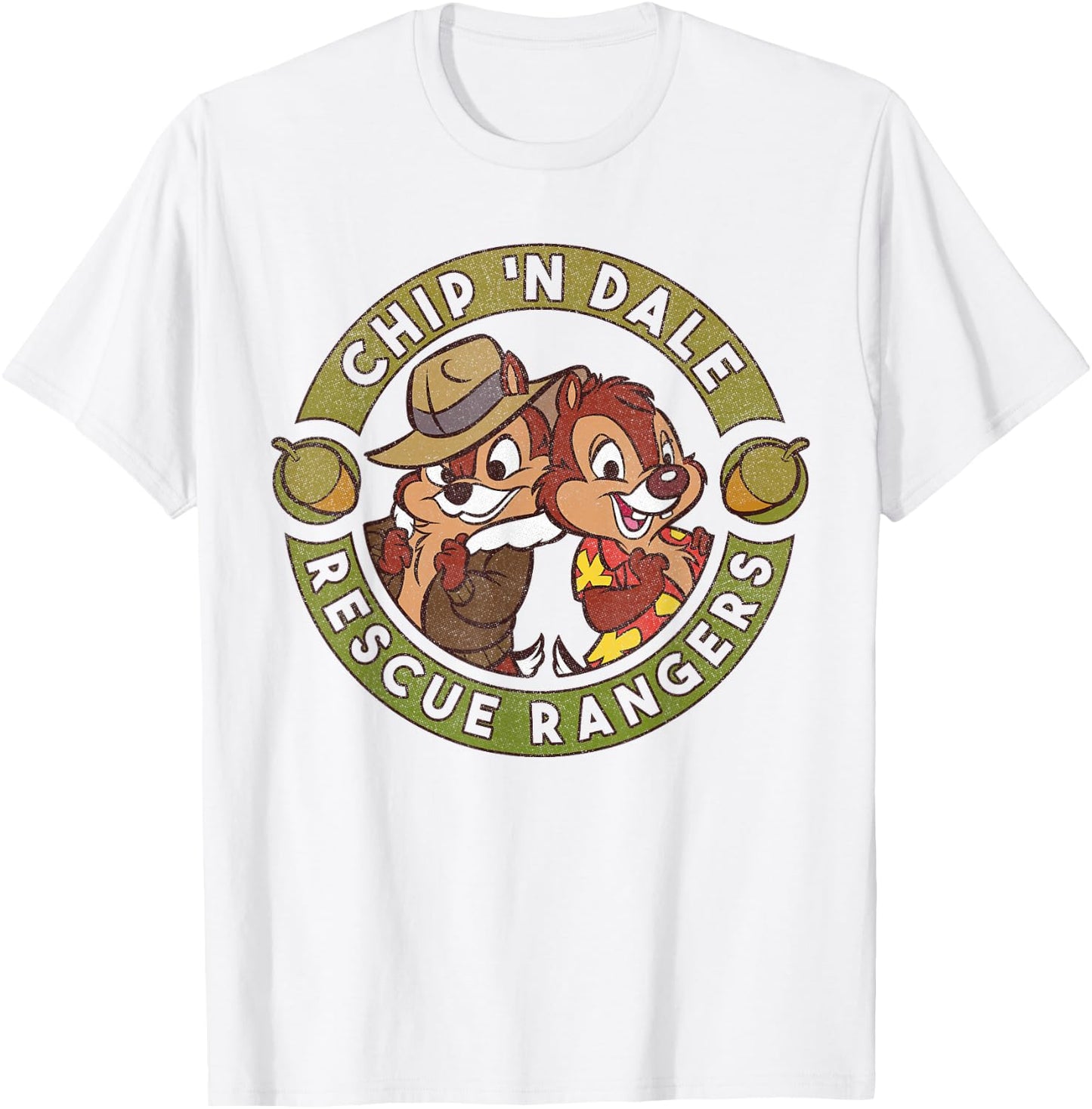 Disney Chip 'N Dale Rescue Rangers Logo T-Shirt - T-Shirt | White