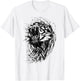 Fierce lion T-Shirt - T-Shirt | White