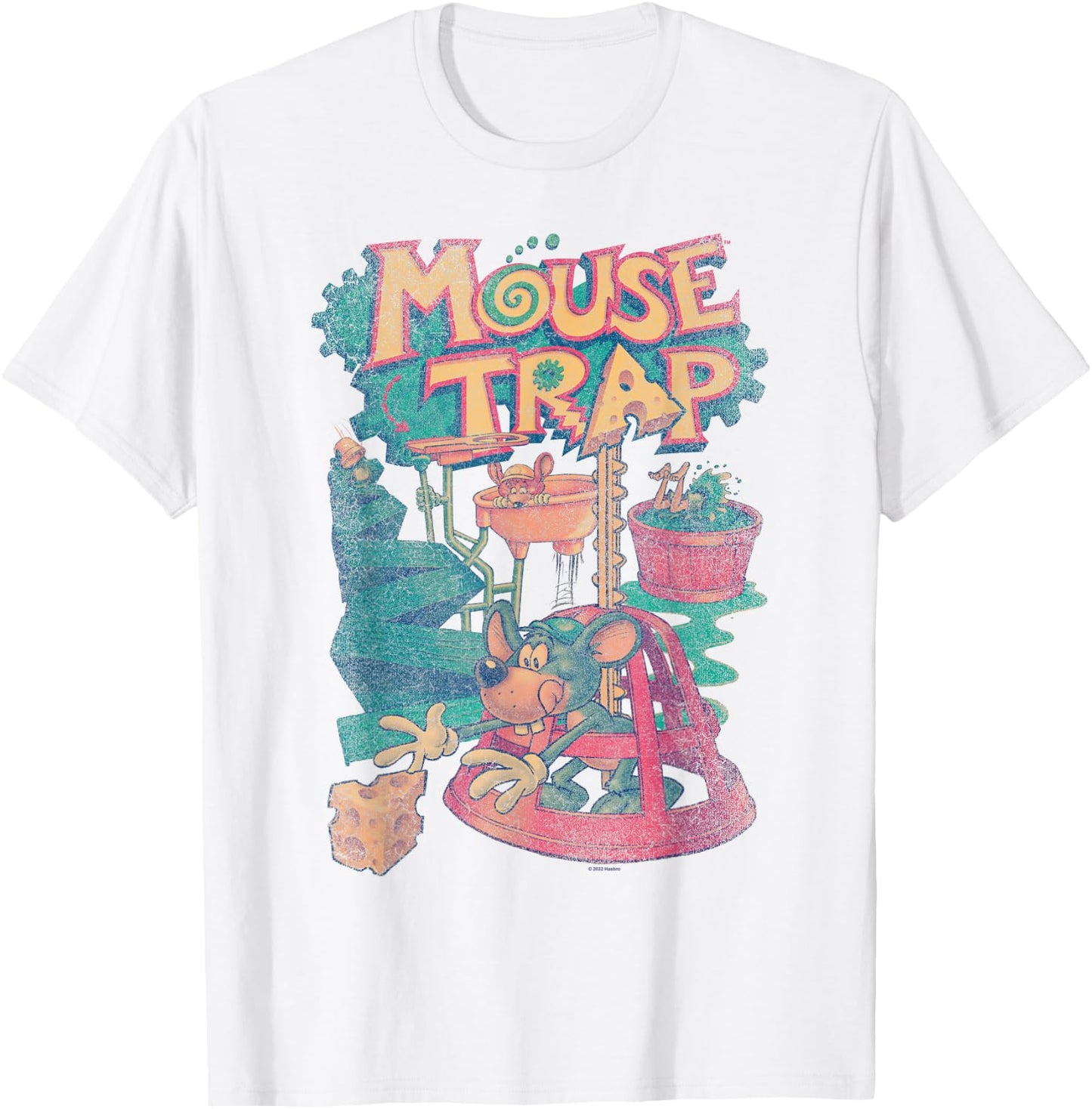 Mouse Trap Contraption T-Shirt - T-Shirt | White