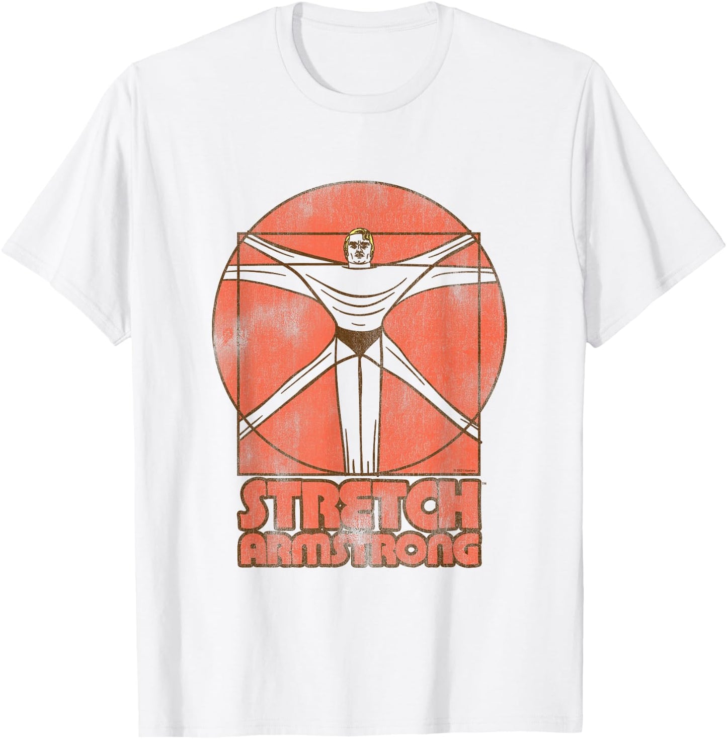 Stretch Armstrong Da Vinci's Stretch T-Shirt - T-Shirt | White