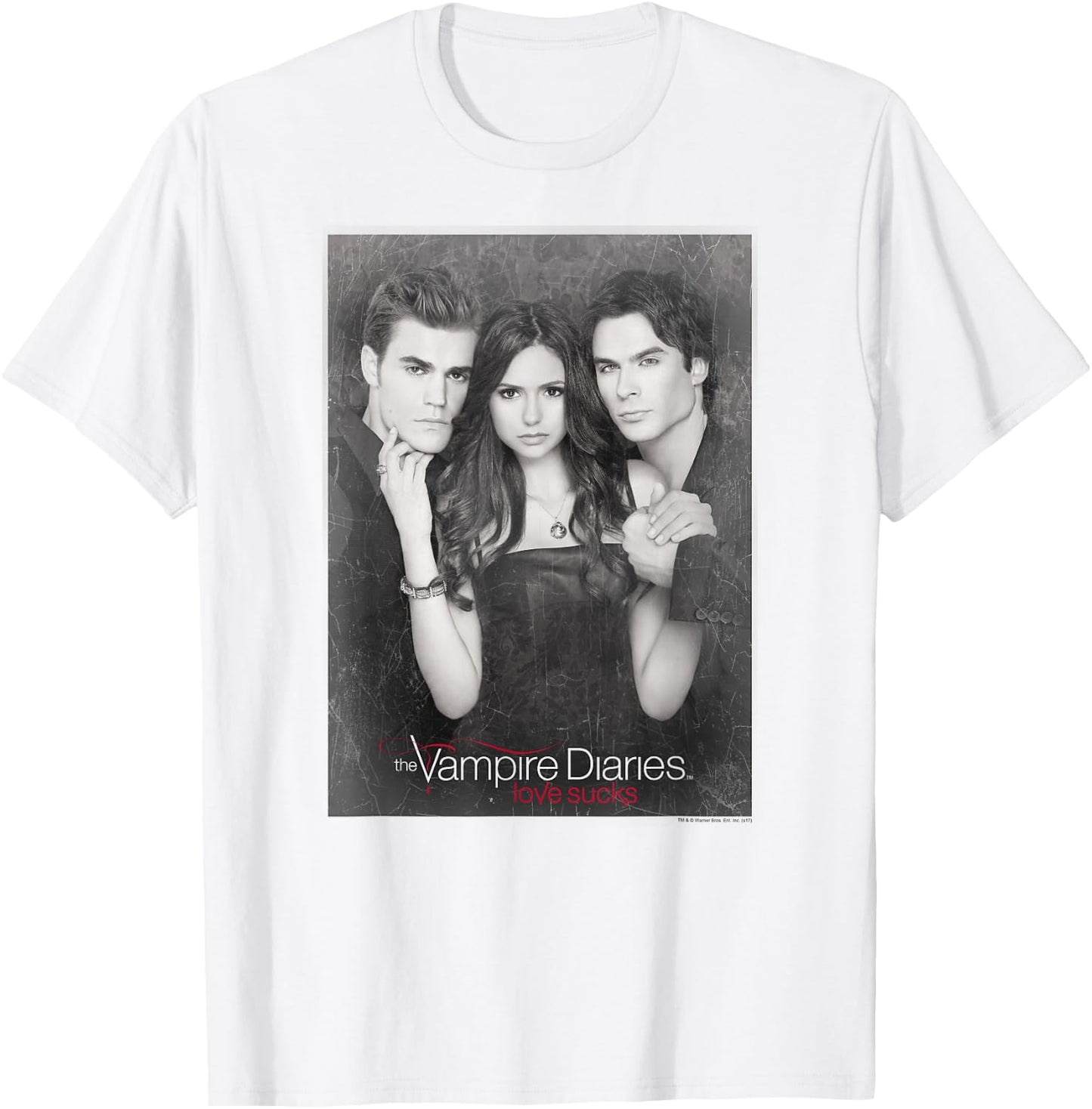 Vampire Diaries That was Then Small T-Shirt - T-Shirt | White