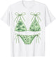 Coquette Summer Bikini Parody Design Preppy Swimsuit Women T-Shirt - T-Shirt | White