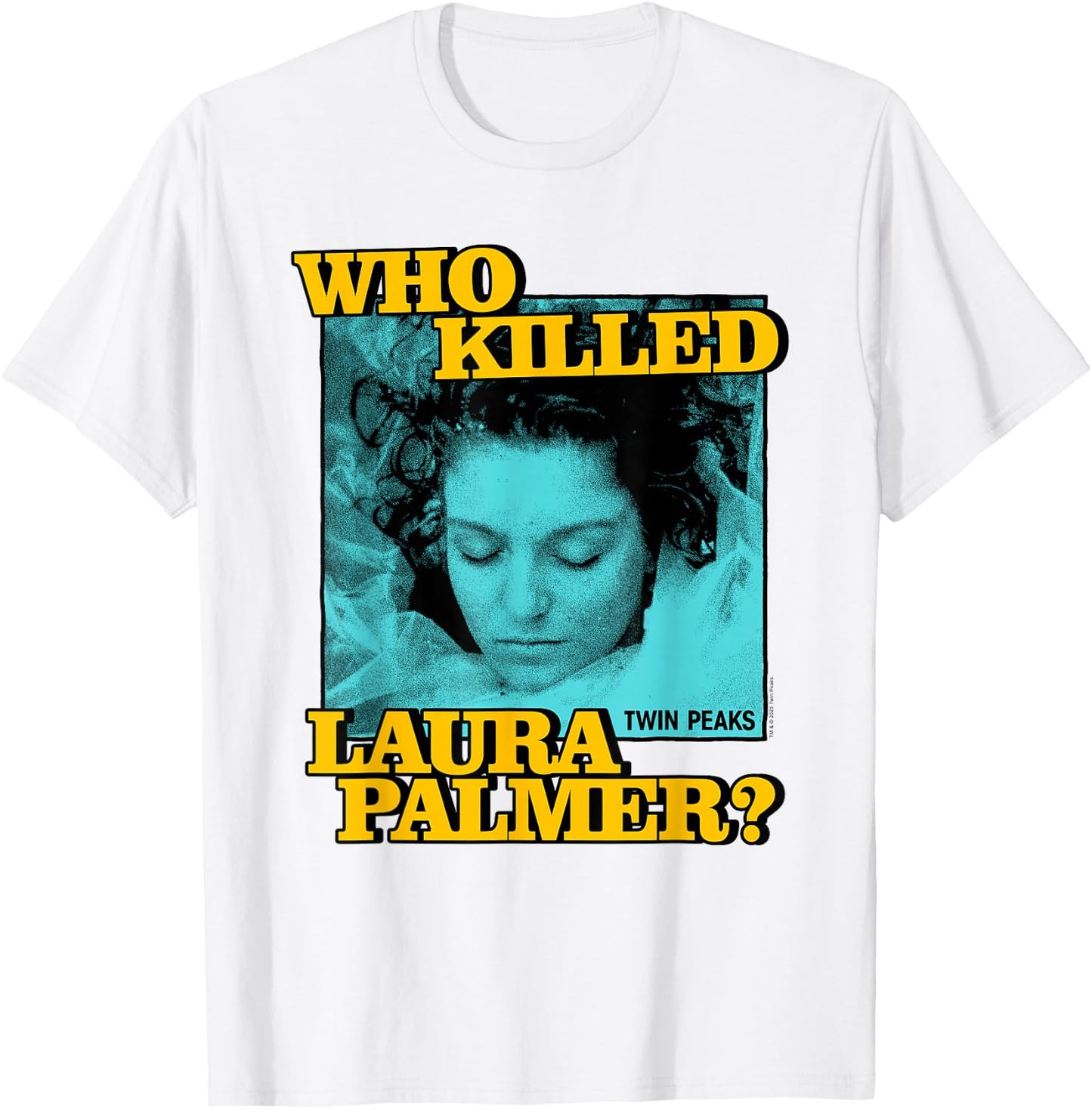 Twin Peaks Pop Art Laura Palmer TV Show T-Shirt - T-Shirt | White