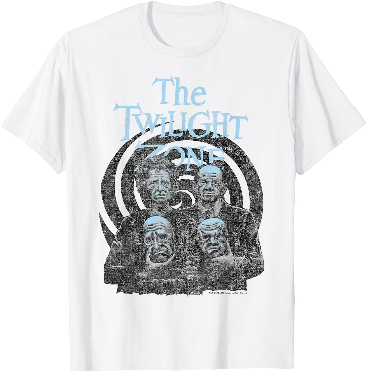 The Twilight Zone Take Off The Masks Swirl T-Shirt - T-Shirt | White