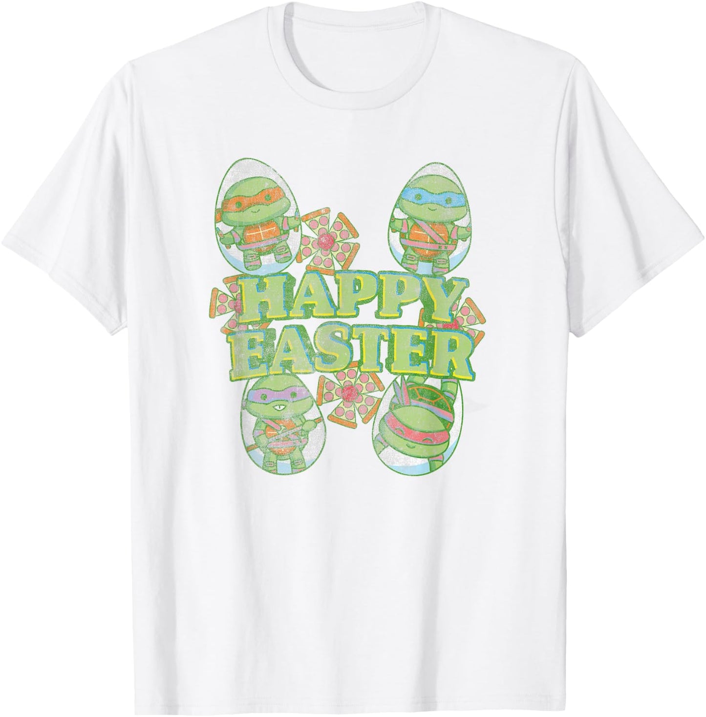 Teenage Mutant Ninja Turtles Happy Easter Turtle Eggs T-Shirt - T-Shirt | White