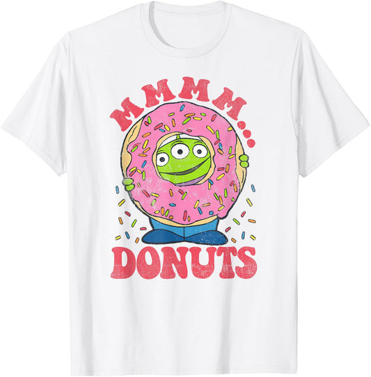 Disney Pixar Toy Story Aliens MMM...Donuts Sprinkles T-Shirt - T-Shirt | White