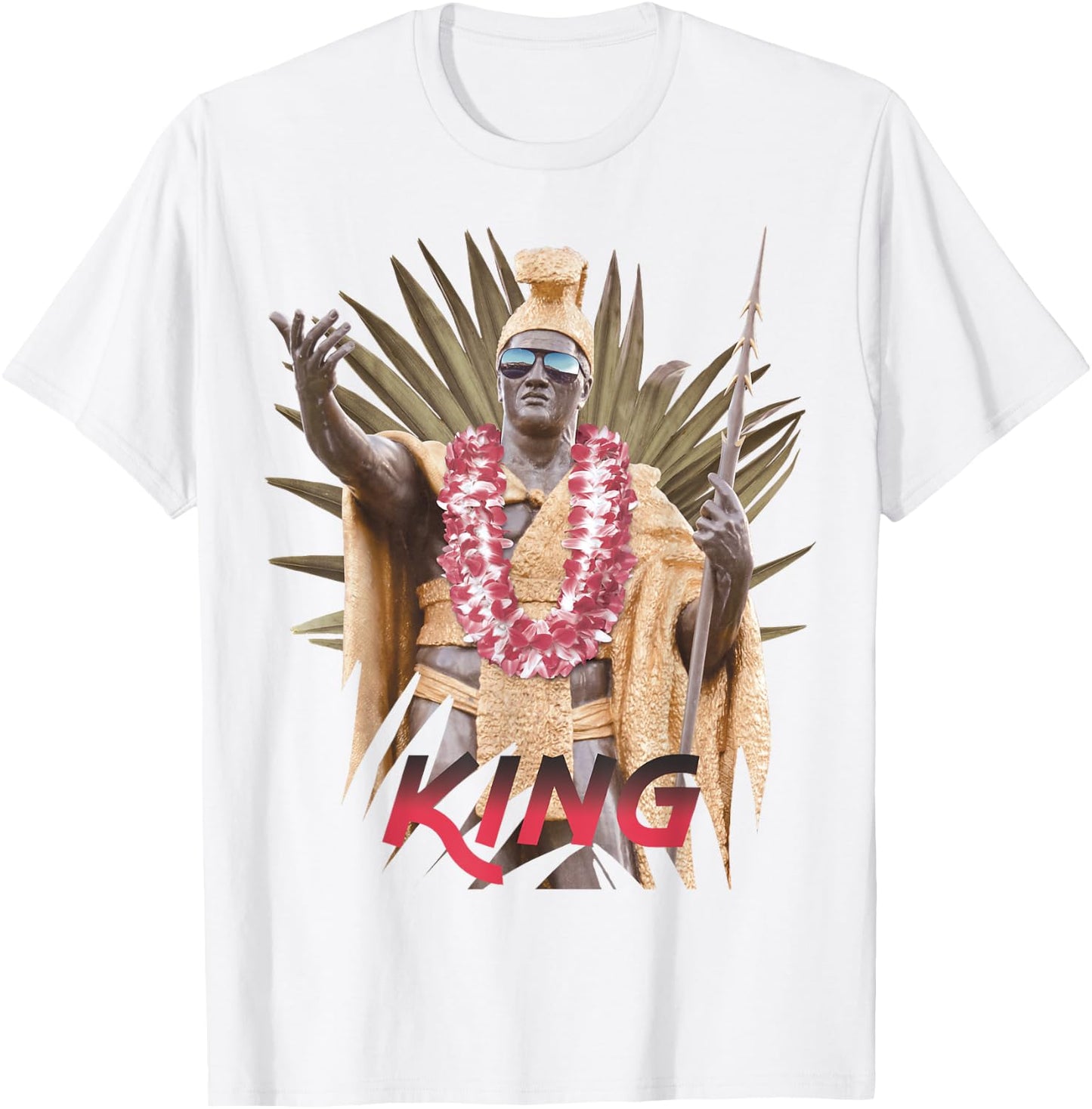 King of Hawaii Kamehameha T-Shirt - T-Shirt | White