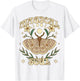 Bohemian Boho Lunar Moth Moon Phases Vintage - Magical Soul T-Shirt - T-Shirt | White