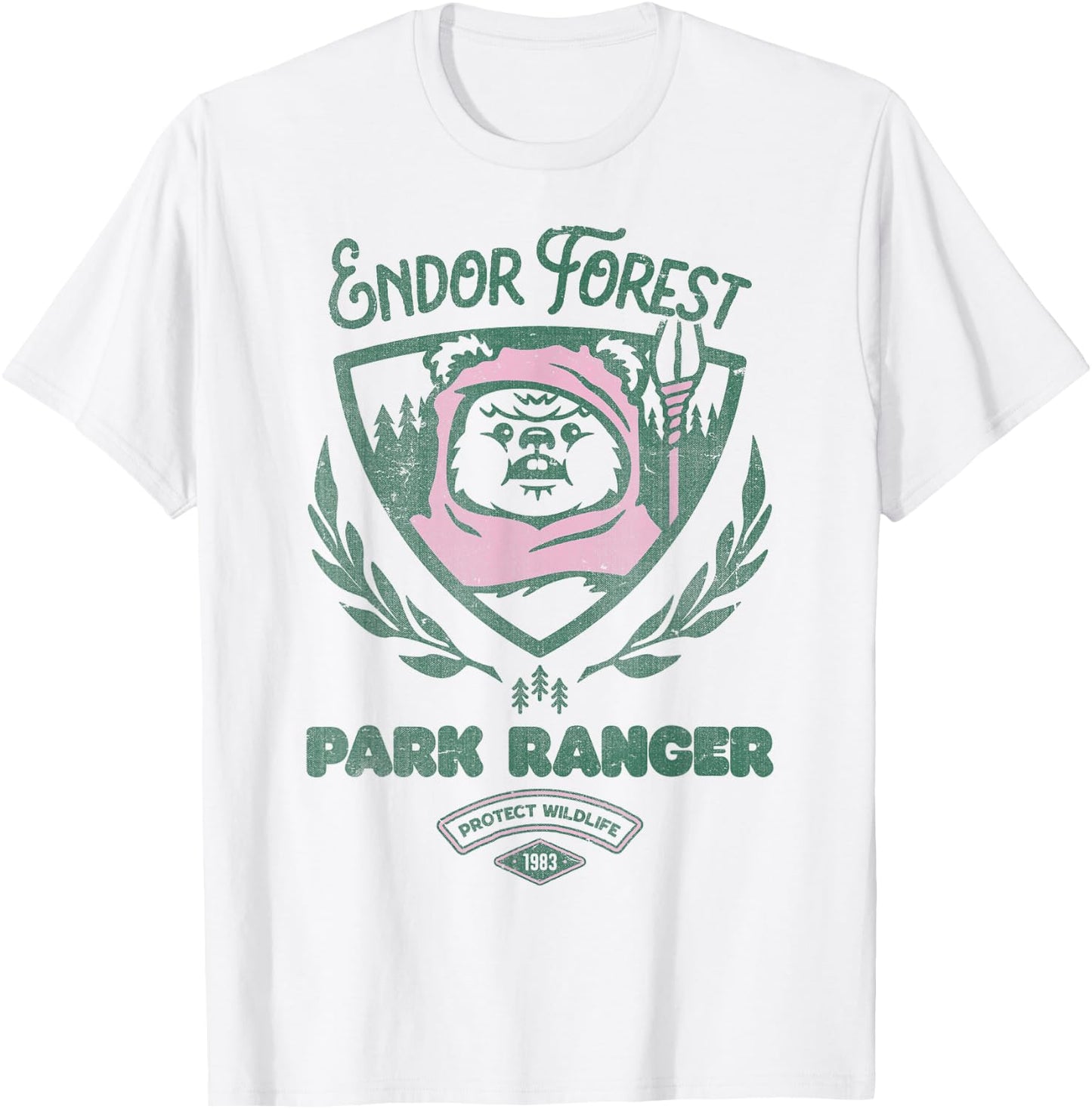 Star Wars Ewok Park Ranger T-Shirt - T-Shirt | White
