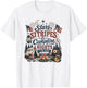Stars Stripes and Campfires Funny Patriotic Camping Day T-Shirt - T-Shirt | White