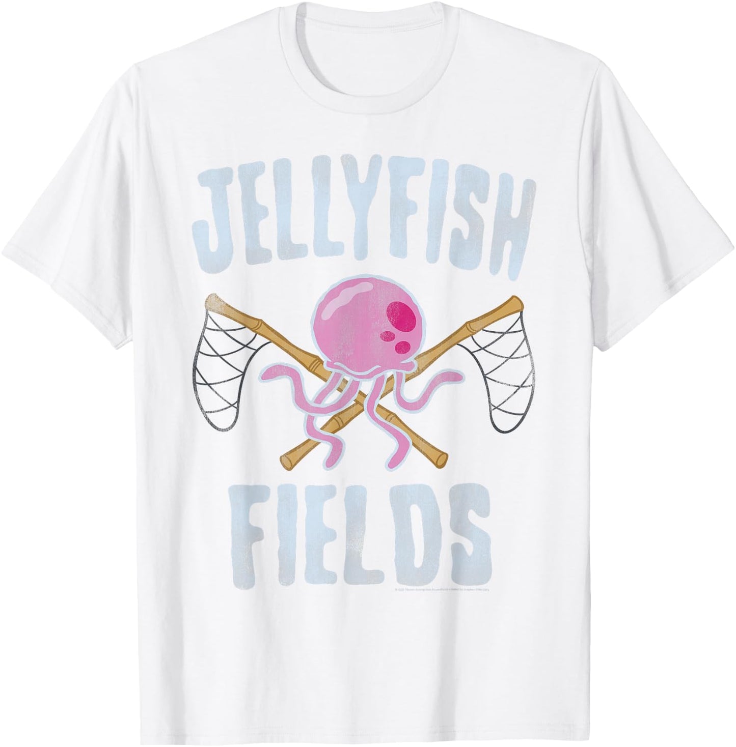 SpongeBob SquarePants Jellyfish Fields T-Shirt - T-Shirt | White