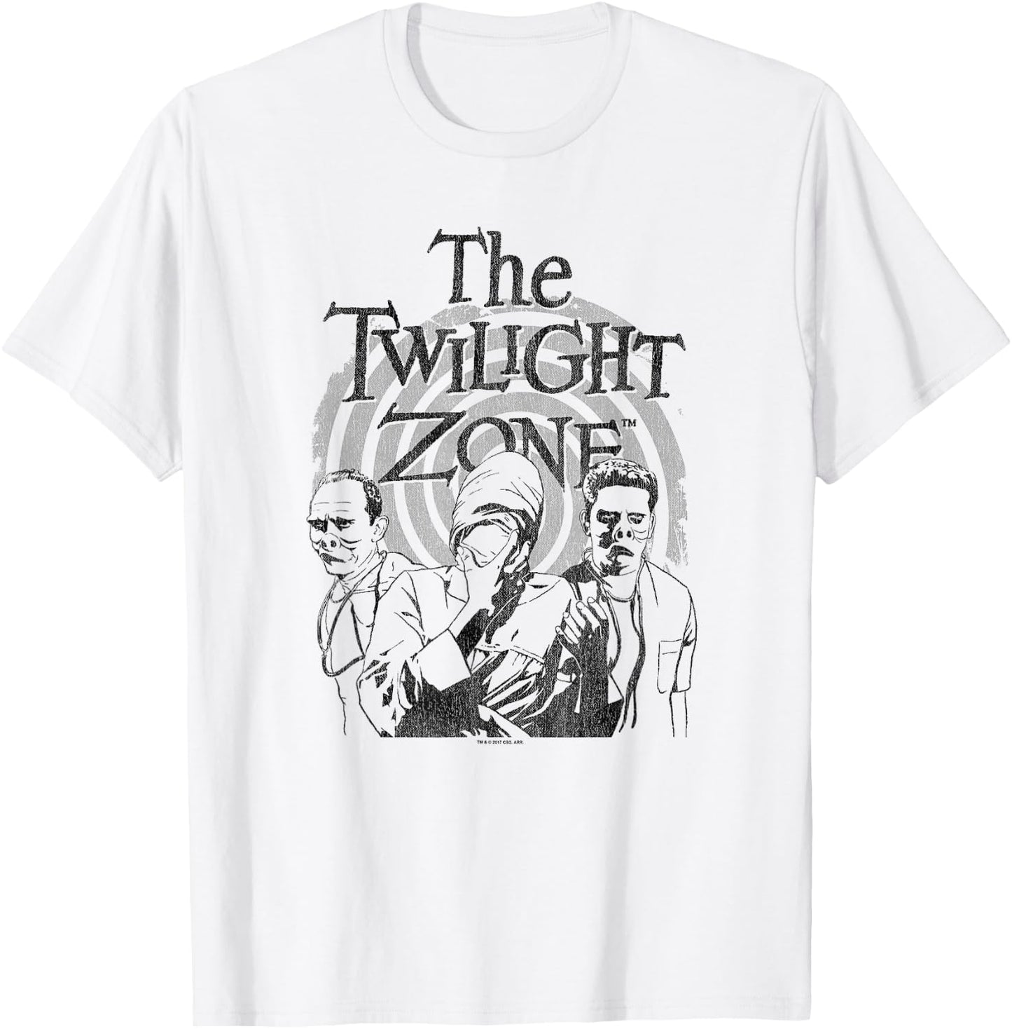 Twilight Zone Beholder T-Shirt - T-Shirt | White