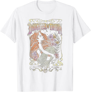 Disney The Little Mermaid Ariel Daughter Of Triton Poster T-Shirt - T-Shirt | White