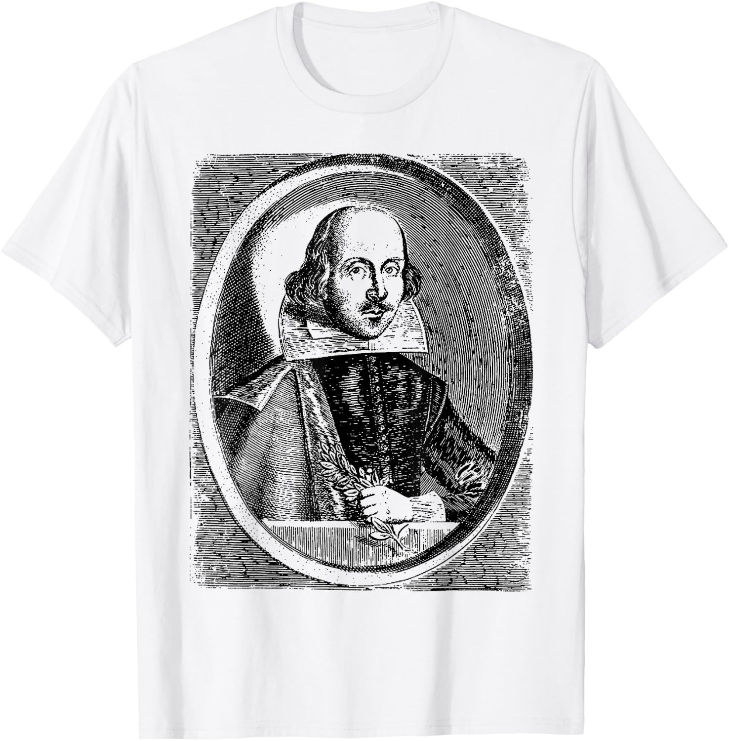 William Shakespeare Retro Classic Will Shakespeare T-Shirt - T-Shirt | White