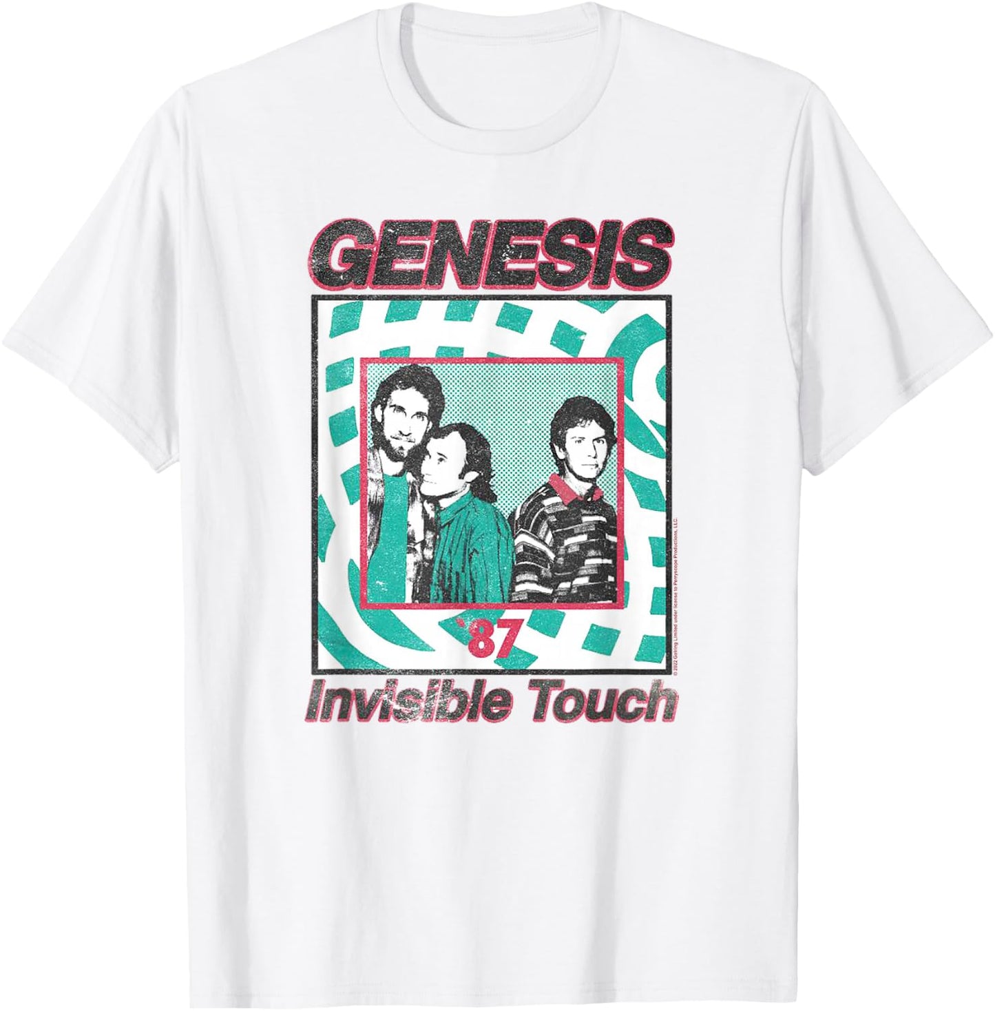 Genesis Invisible Touch Poster T-Shirt - T-Shirt | White