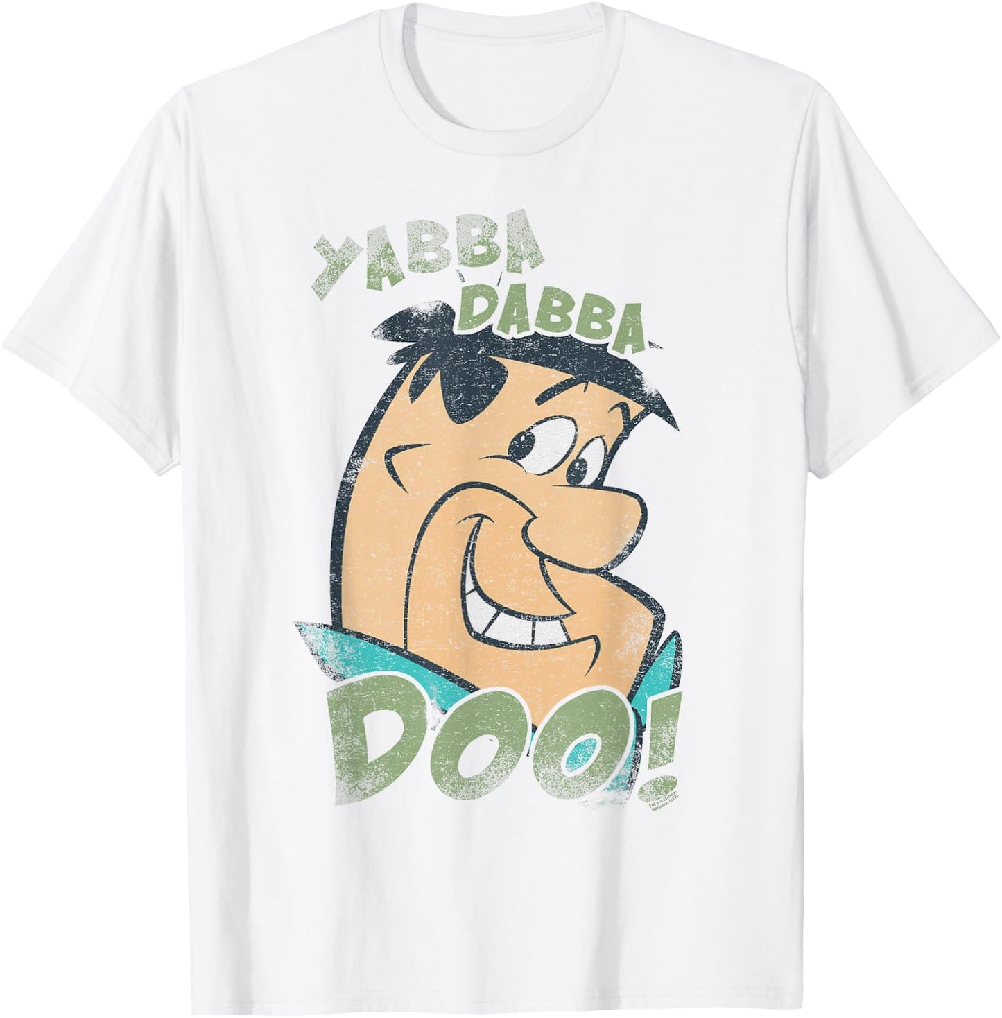 The Flintstones Vintage Yabba T-Shirt - T-Shirt | White