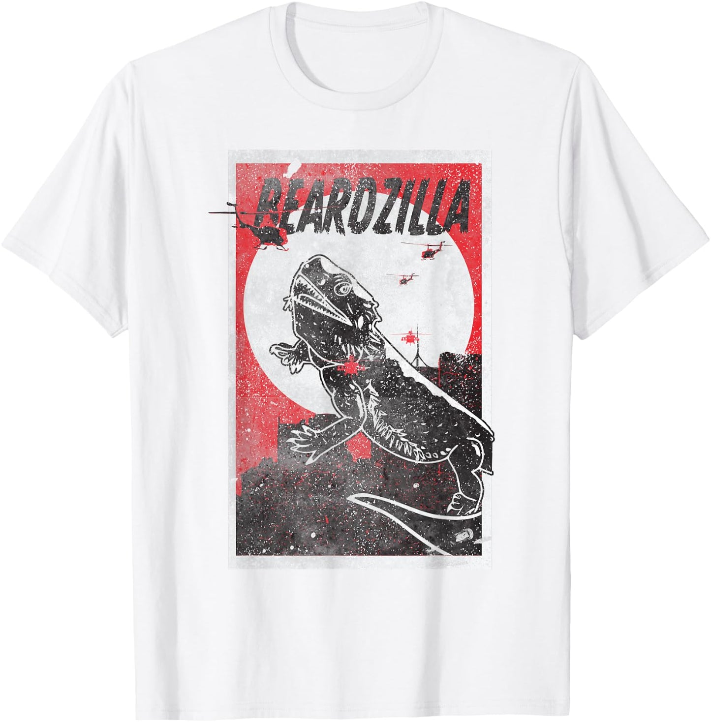 Beardzilla Bearded Dragon Pet Funny Lizard T-Shirt - T-Shirt | White